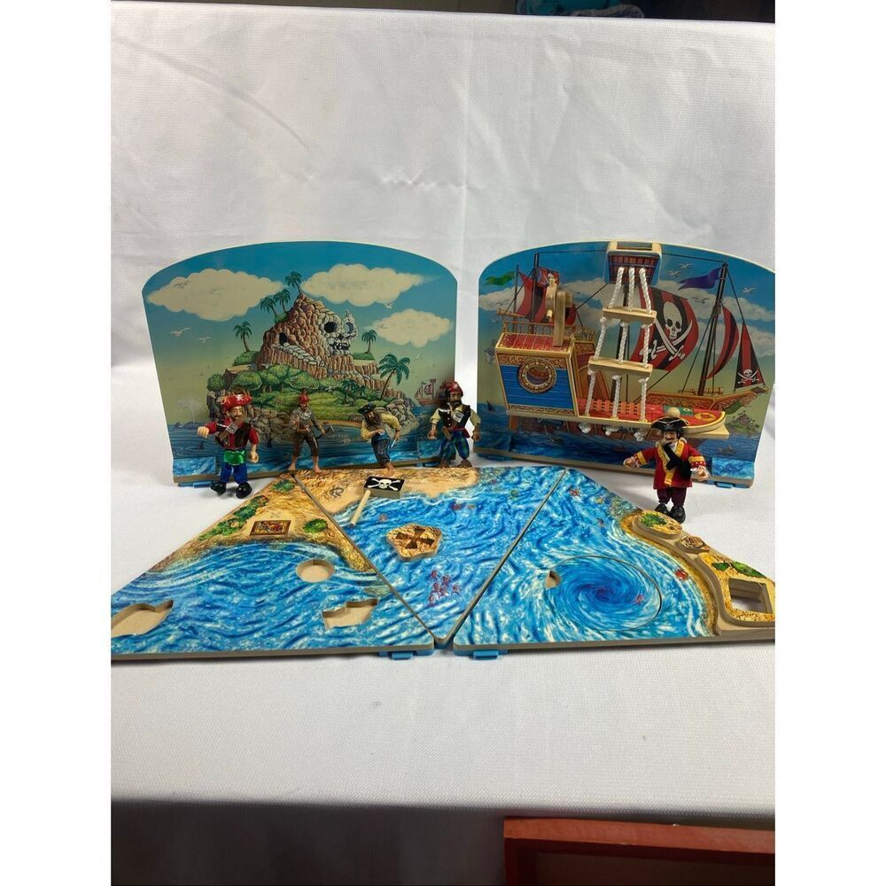 Odyssey Pirate Playset Replacement Figures Boards Flags Parts Lot Adventure